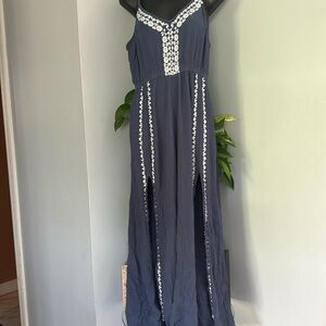 🍍AMERICAN RAG G SPLIT LEG ROMPER🍍sz Large🍍pit to pit 18”🍍length 48”🍍LK